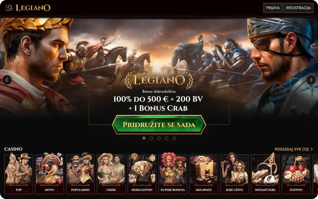legiano casino stranica